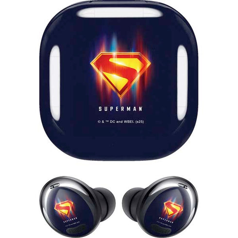 Superman 2025 Energy Shield Neon Emblem Galaxy Buds Pro Skin